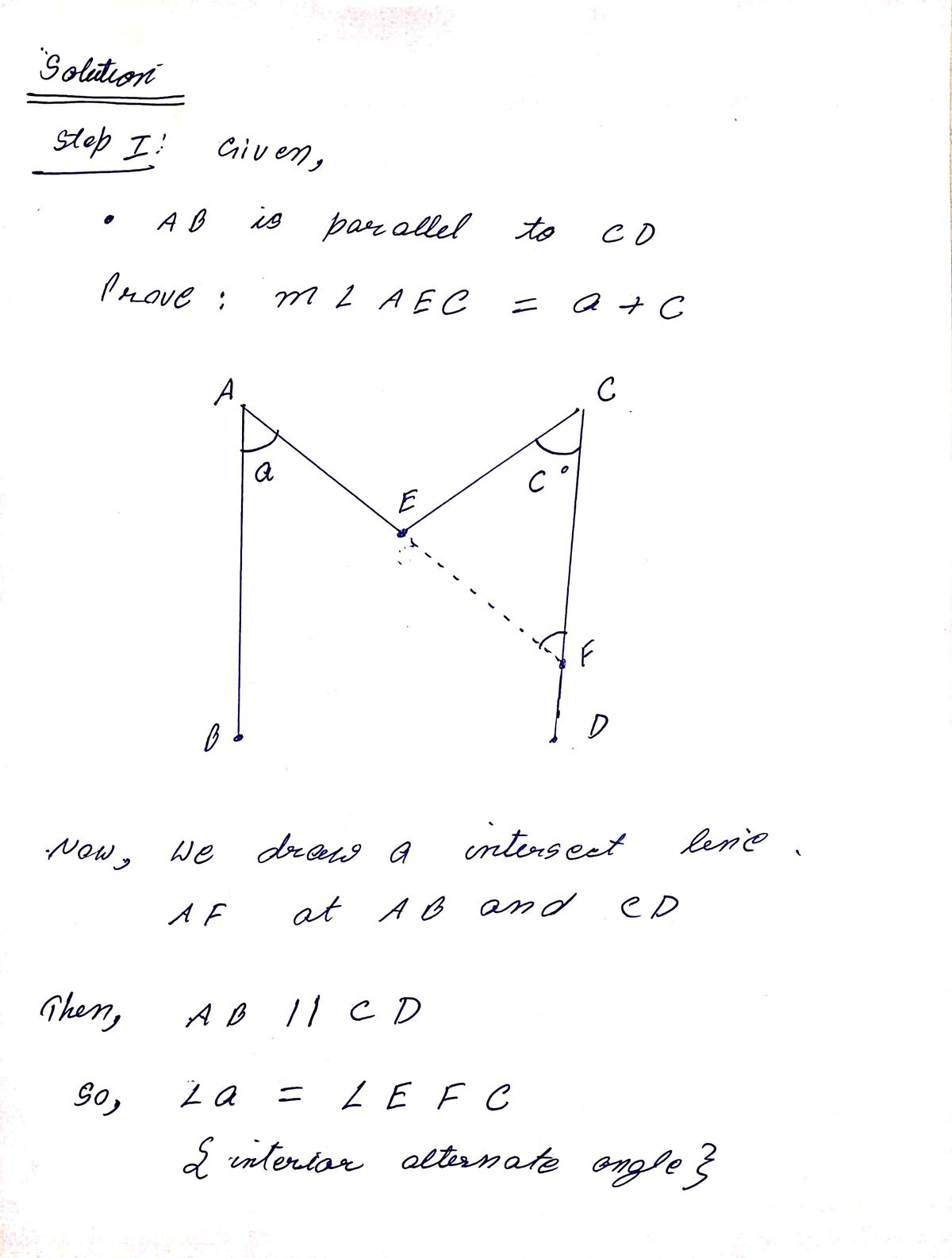 Geometry homework question answer, step 1, image 1